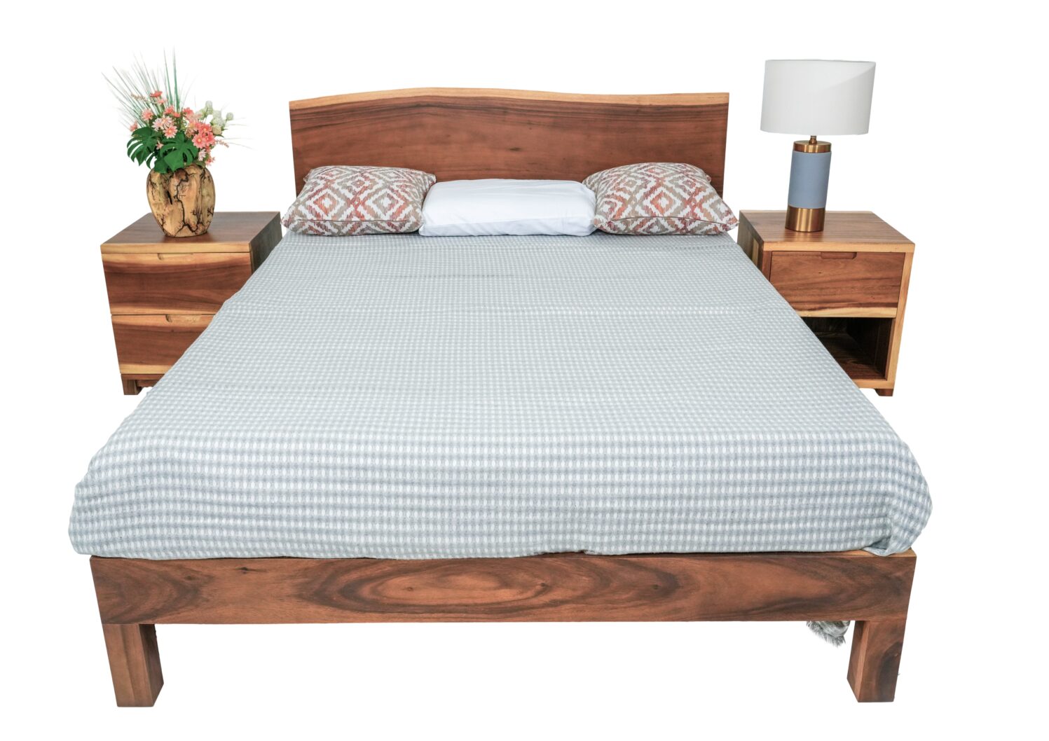 Akira solid wood live edge bedroom set