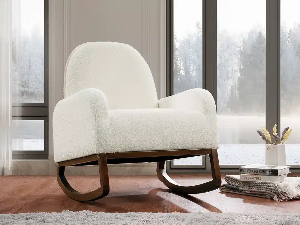 Solid wood rocking chair