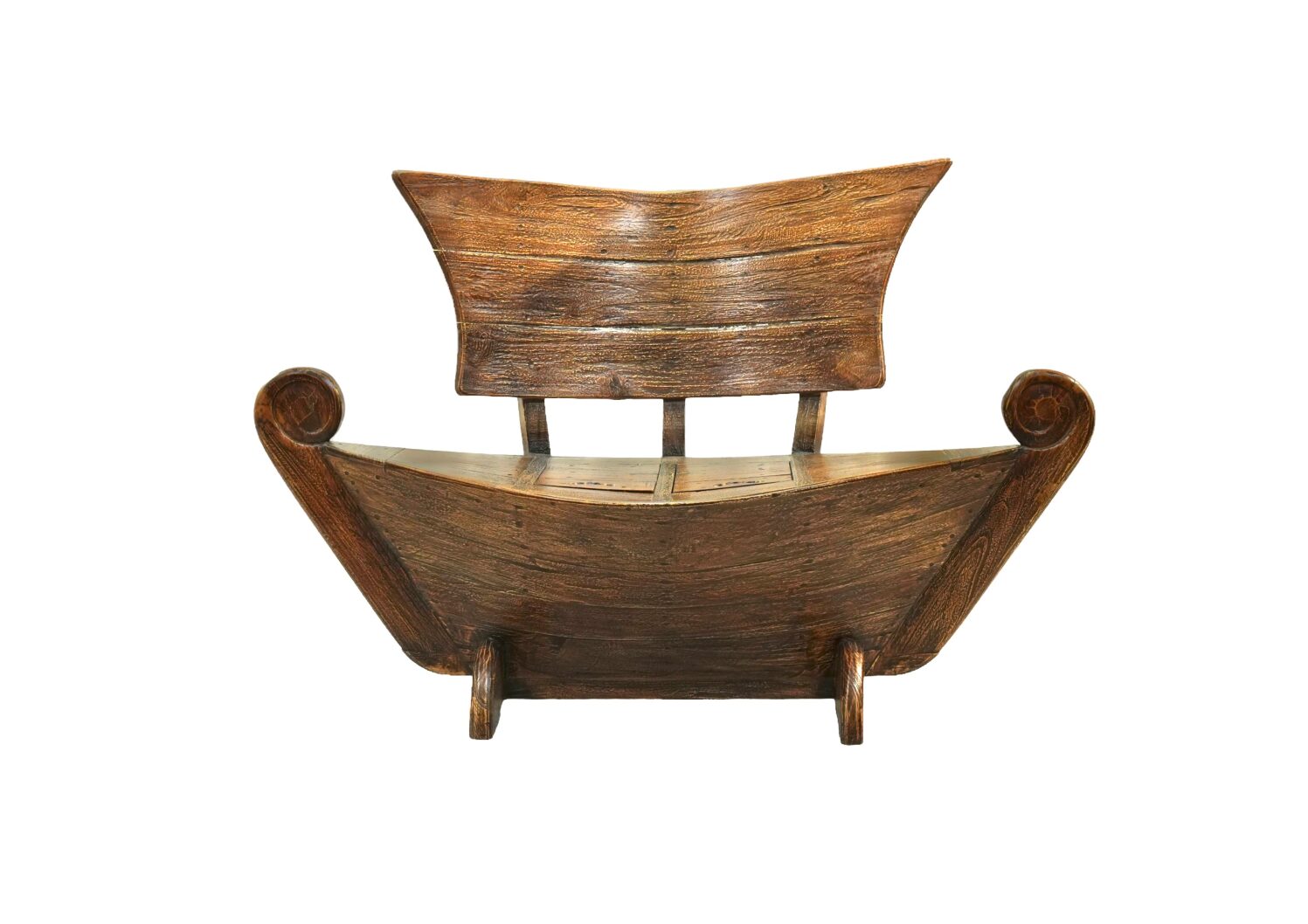 Rustic Teak Boat