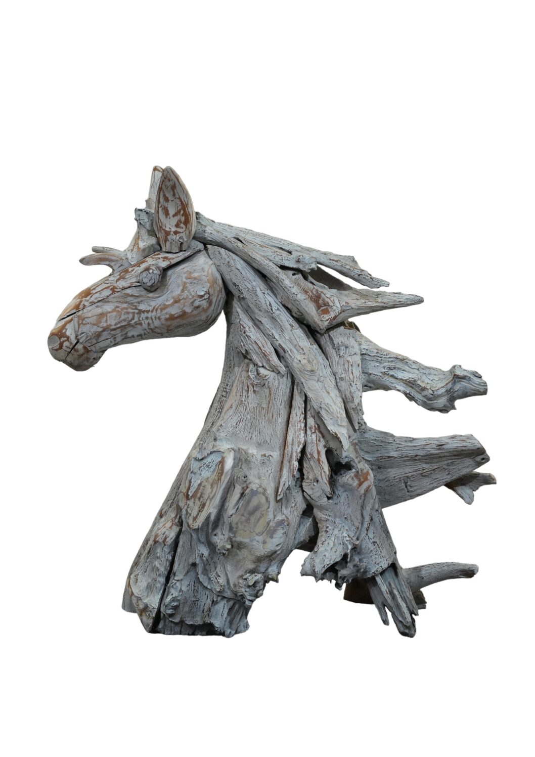 Teak Horse Head