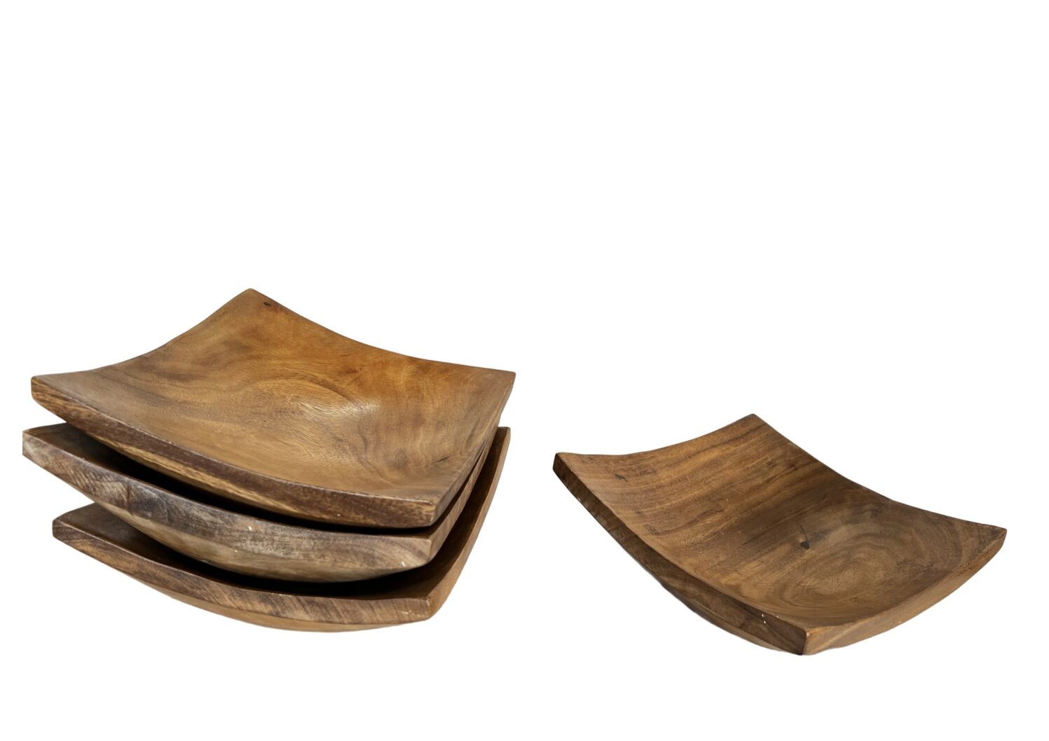 Teak Square Bowl